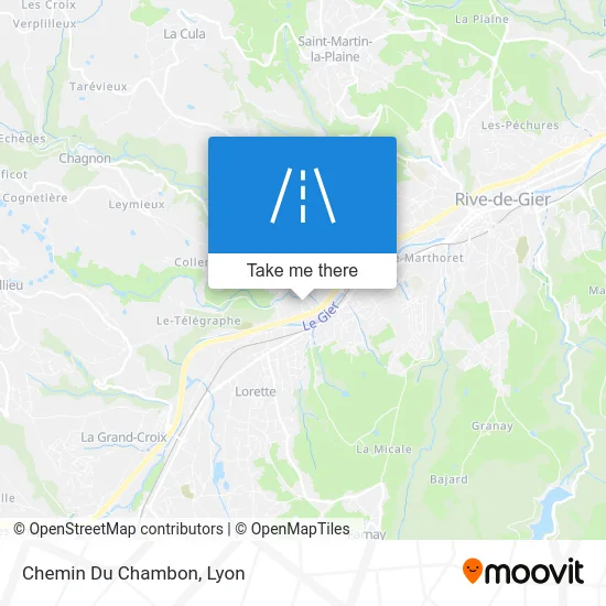 Chemin Du Chambon map