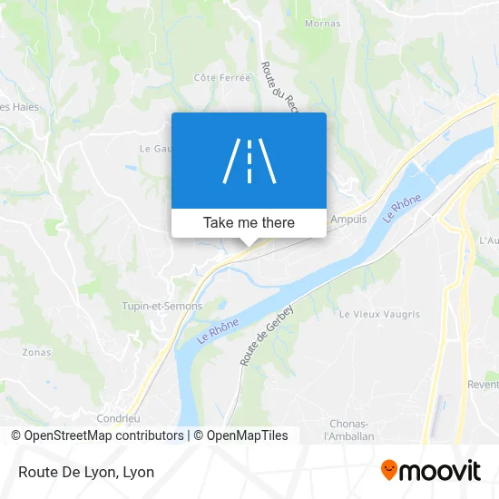 Route De Lyon map
