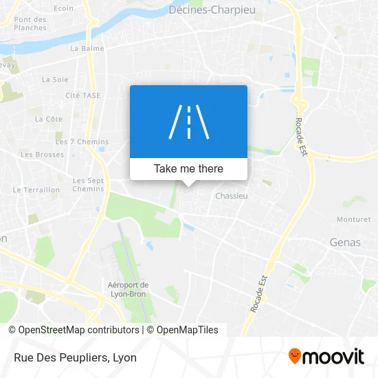 Rue Des Peupliers map