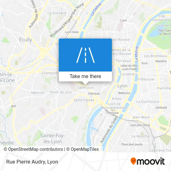 Rue Pierre Audry map