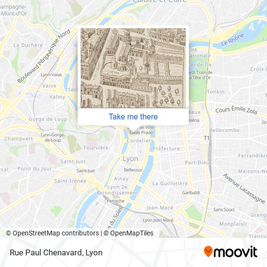 Rue Paul Chenavard map