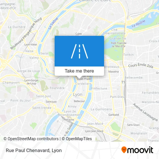 Rue Paul Chenavard map