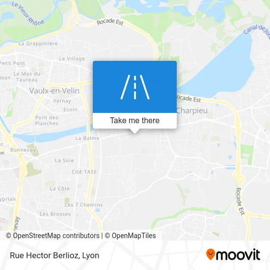 Mapa Rue Hector Berlioz