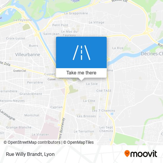 Rue Willy Brandt map