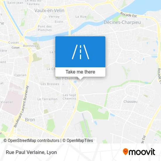 Rue Paul Verlaine map
