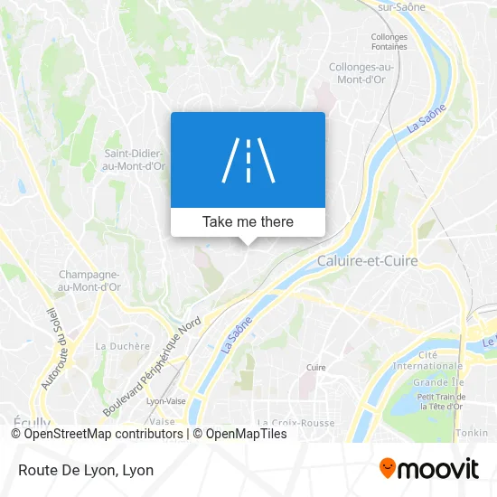 Route De Lyon map