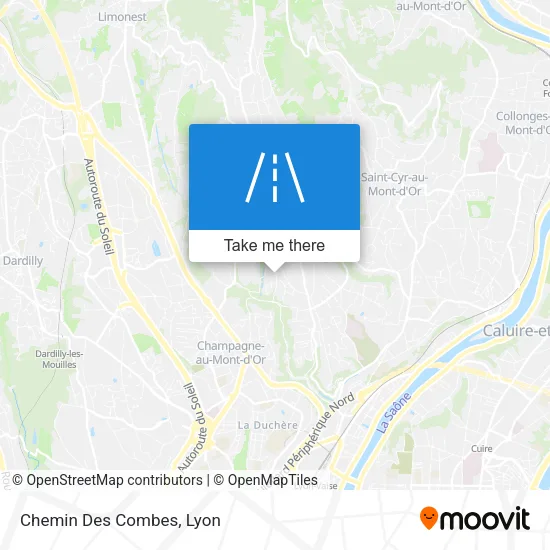 Chemin Des Combes map