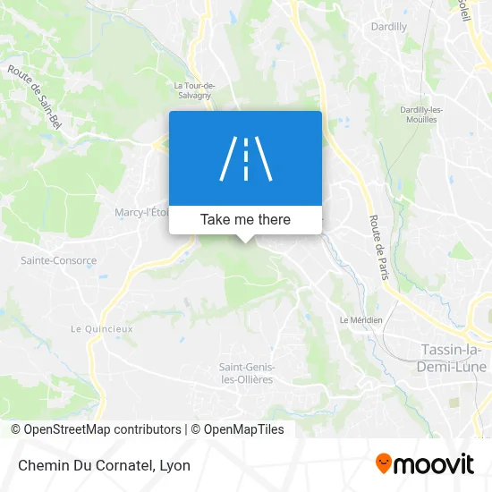 Chemin Du Cornatel map