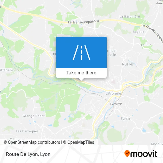 Route De Lyon map