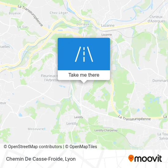 Chemin De Casse-Froide map