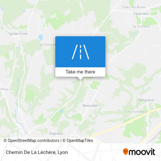 Chemin De La Léchère map