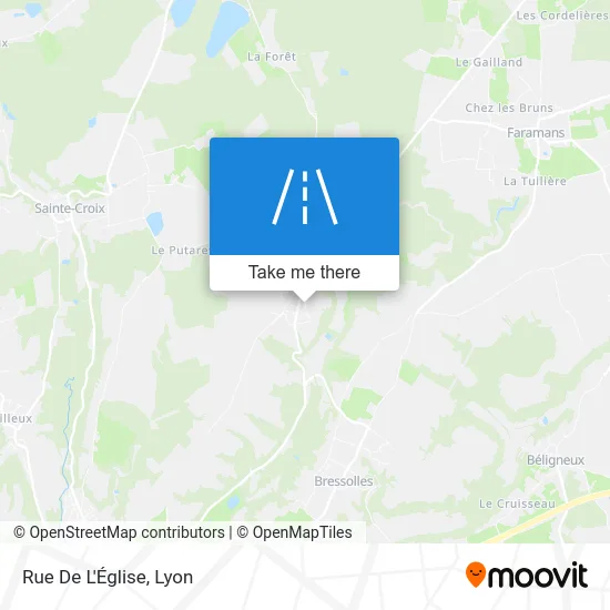 Rue De L'Église map