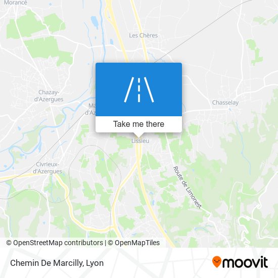 Chemin De Marcilly map