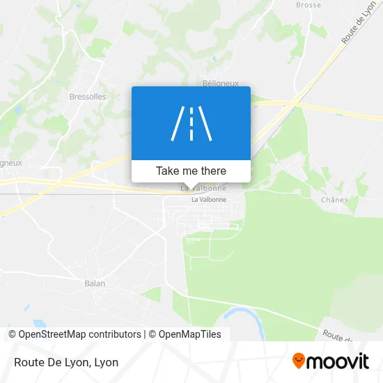 Route De Lyon map