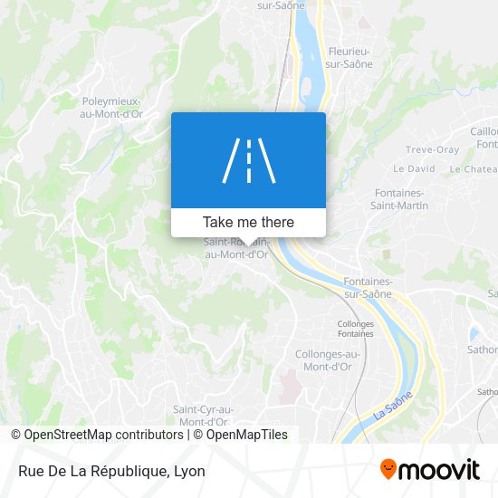 Rue De La République map