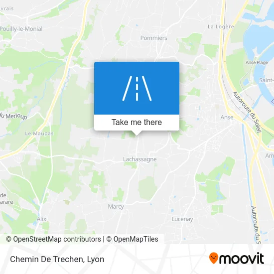 Chemin De Trechen map