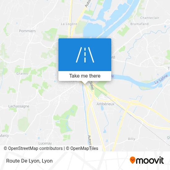 Route De Lyon map