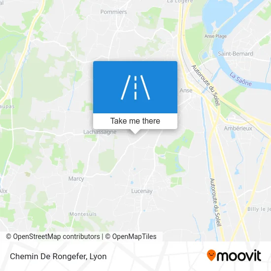 Chemin De Rongefer map