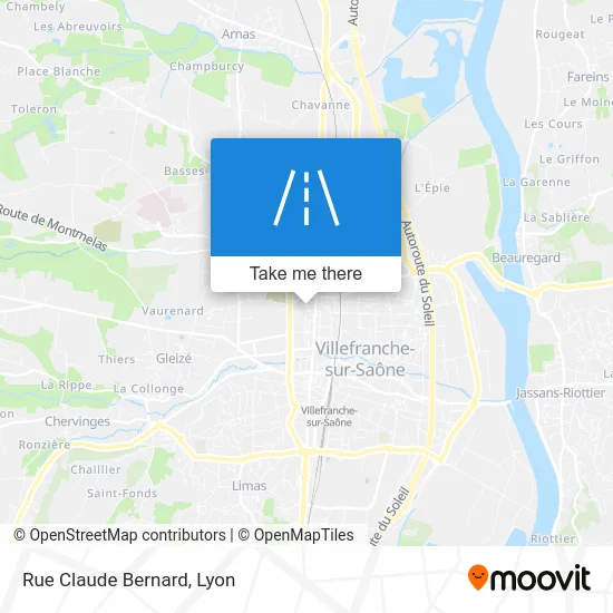Rue Claude Bernard map