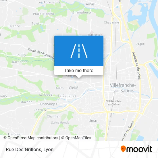 Rue Des Grillons map