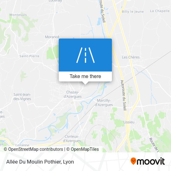 Allée Du Moulin Pothier map
