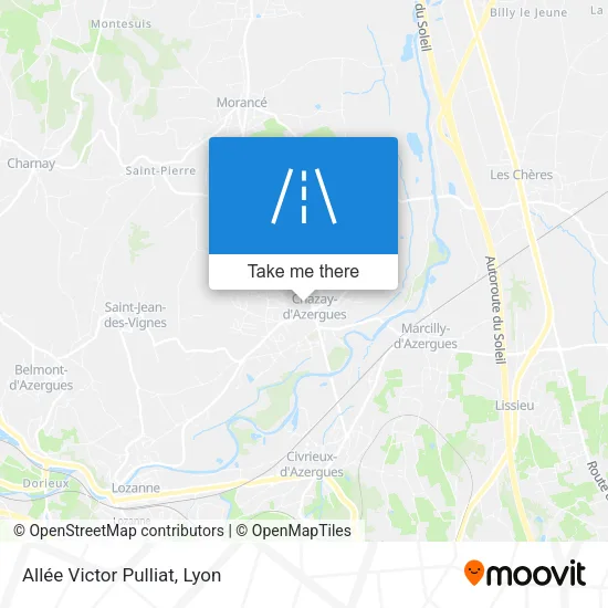 Allée Victor Pulliat map