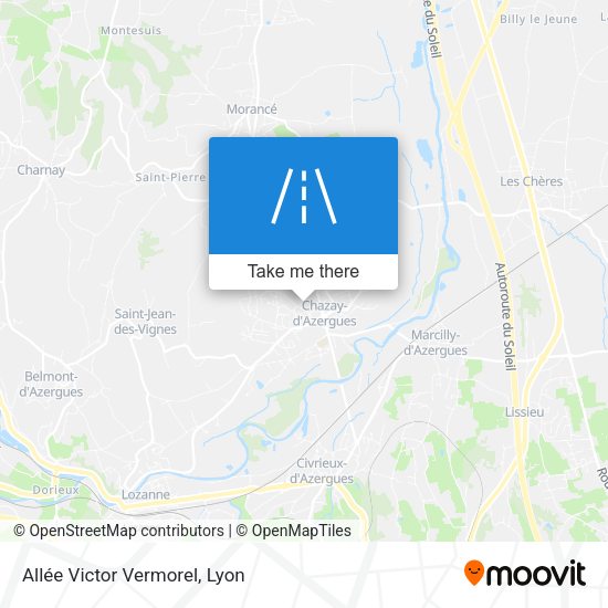 Allée Victor Vermorel map