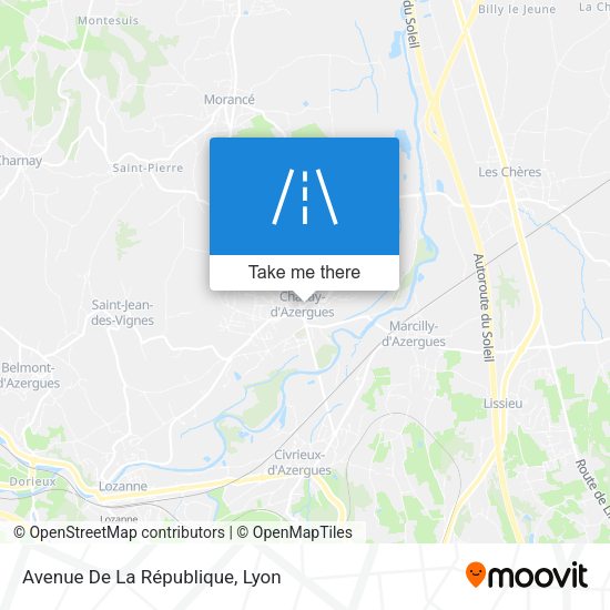Avenue De La République map