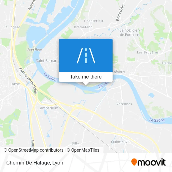 Chemin De Halage map