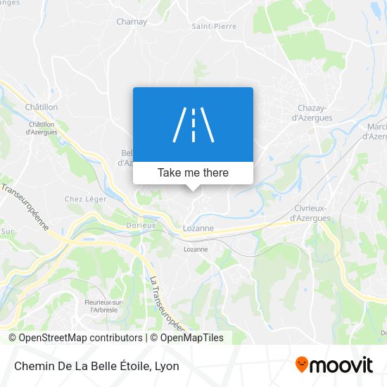 Chemin De La Belle Étoile map