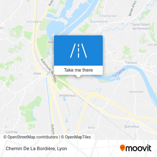 Chemin De La Bordière map
