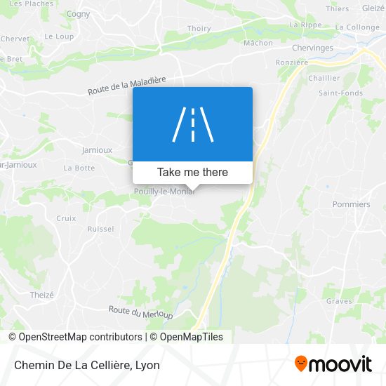 Chemin De La Cellière map
