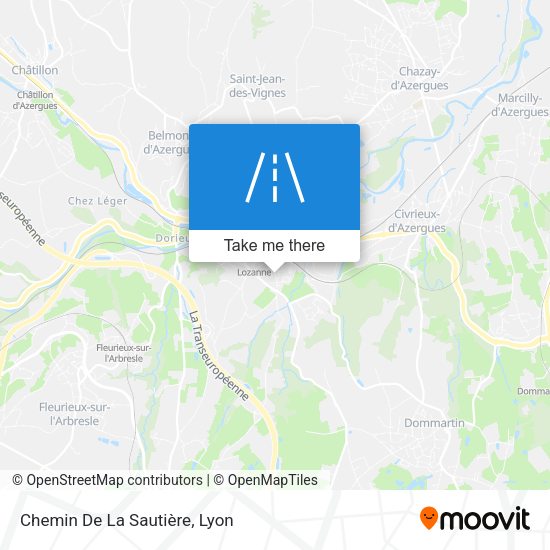 Chemin De La Sautière map