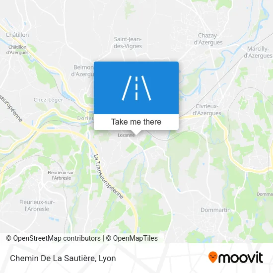 Chemin De La Sautière map