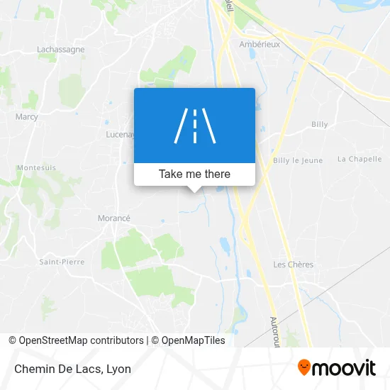 Chemin De Lacs map