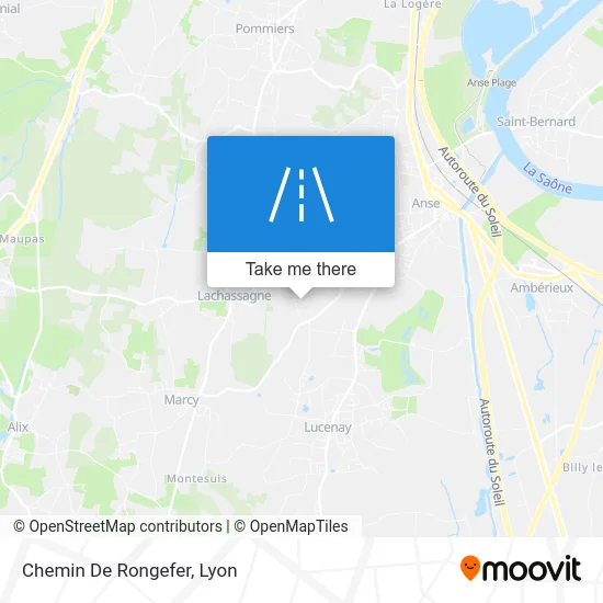 Chemin De Rongefer map