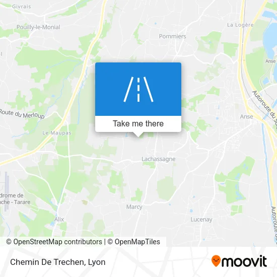 Chemin De Trechen map
