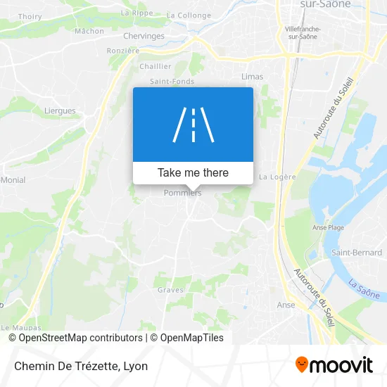 Chemin De Trézette map