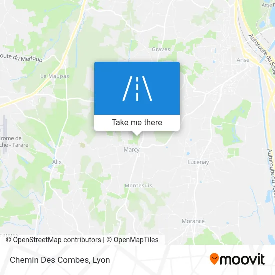 Chemin Des Combes map