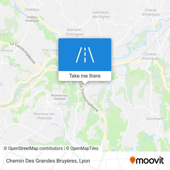 Chemin Des Grandes Bruyères map