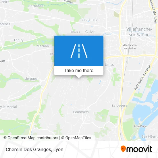 Chemin Des Granges map