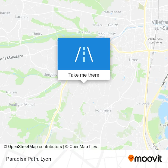 Chemin Du Paradis map