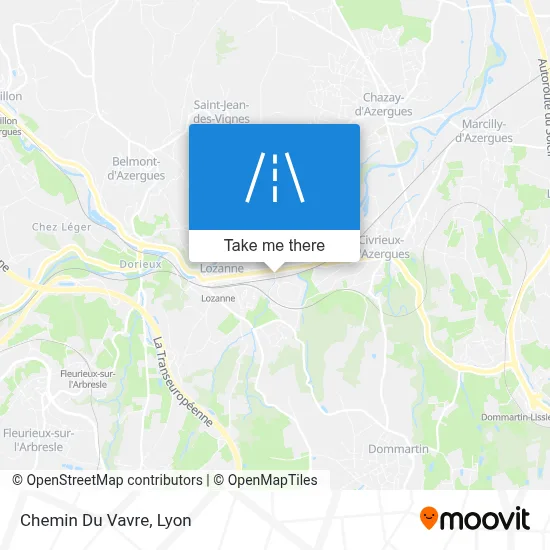 Chemin Du Vavre map