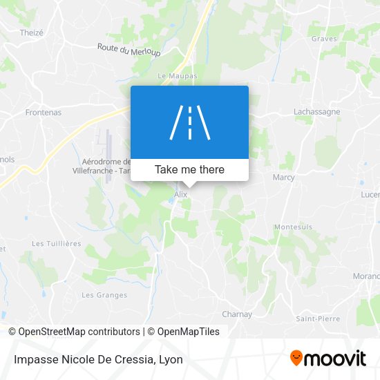 Impasse Nicole De Cressia map