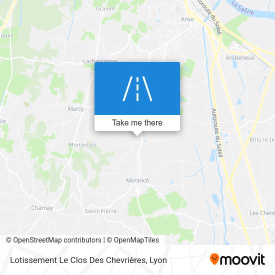 Lotissement Le Clos Des Chevrières map