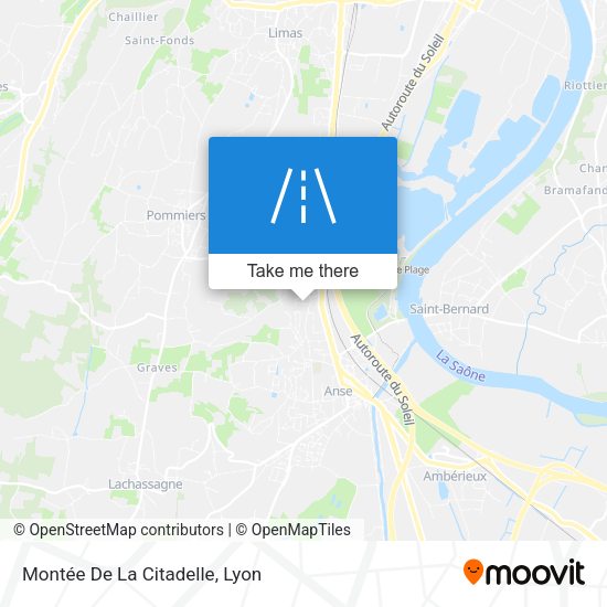Montée De La Citadelle map
