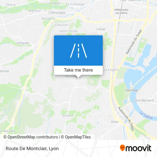 Route De Montclair map