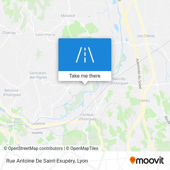 Rue Antoine De Saint-Exupéry map