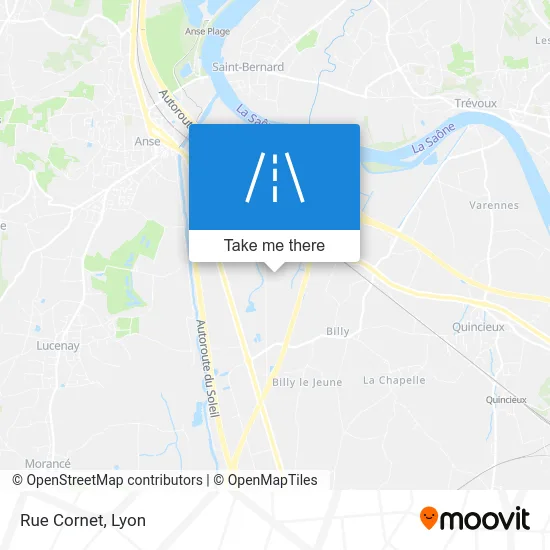 Rue Cornet map