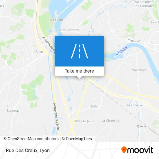 Rue Des Creux map